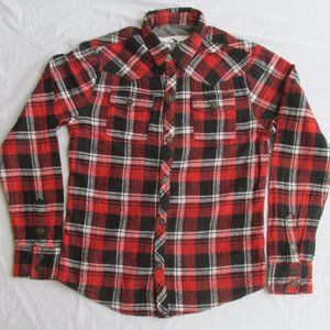 Charles & 1/2 Mens Cotton Flannel Shirt Size Small
